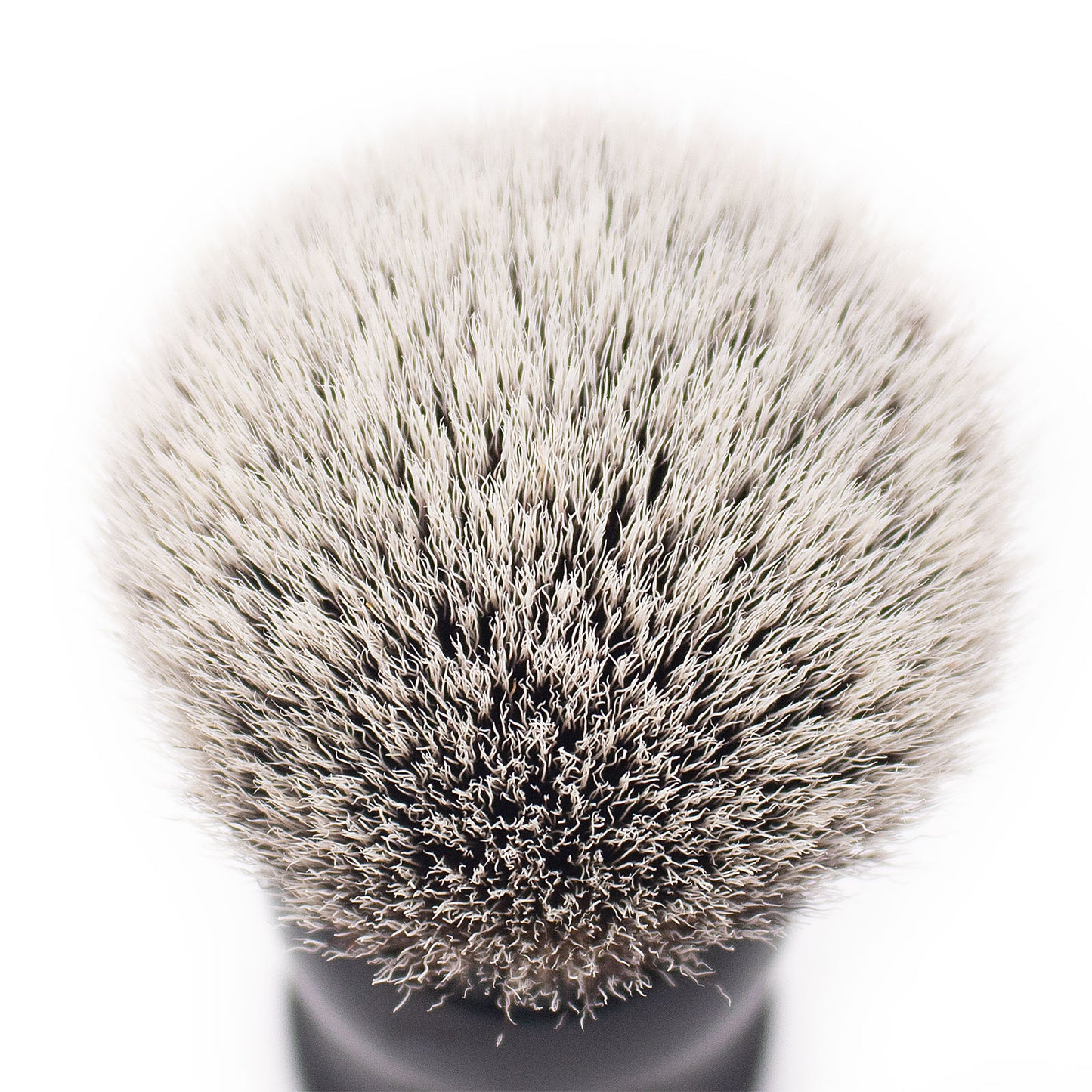 GG Shaving Brush|Nylon Hair|Black Acrylic Handle|Double Bottom
