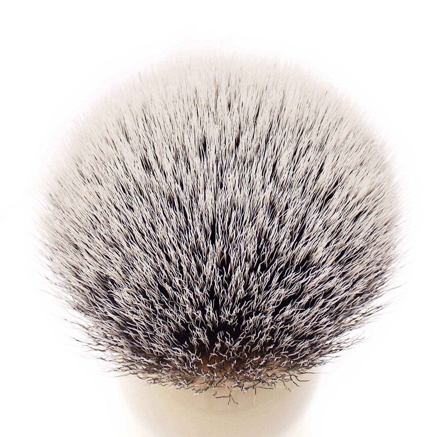 GG Shaving Brush|Nylon Hair|White Acrylic Handle|Double Bottom