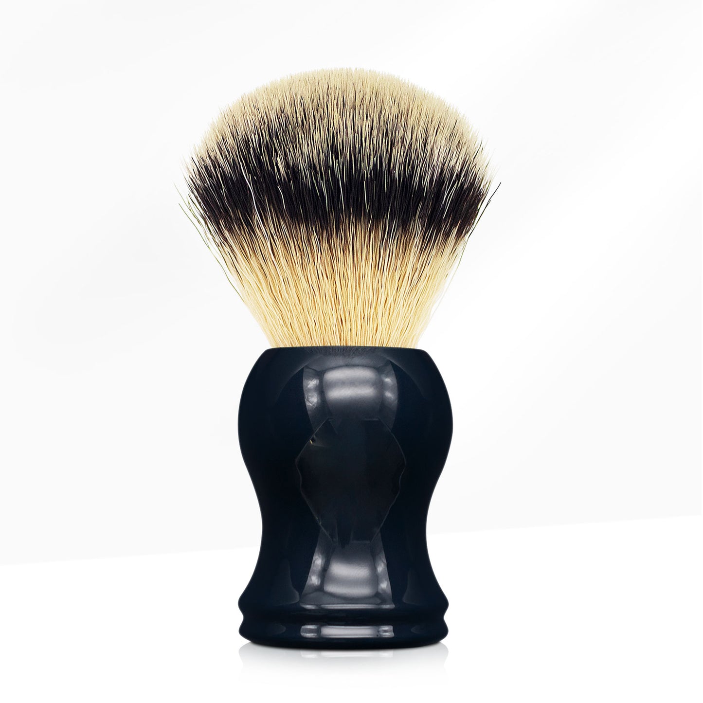 GG Shaving Brush|Nylon Hair|Navy Blue Acrylic Handle|Double Bottom
