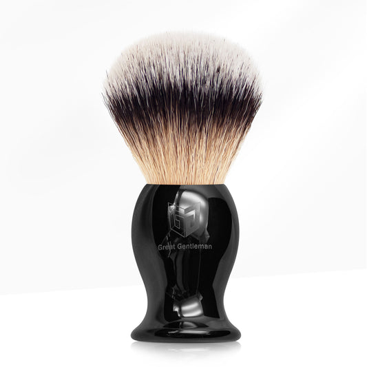 GG Shaving Brush|Nylon Hair|Black Acrylic Handle