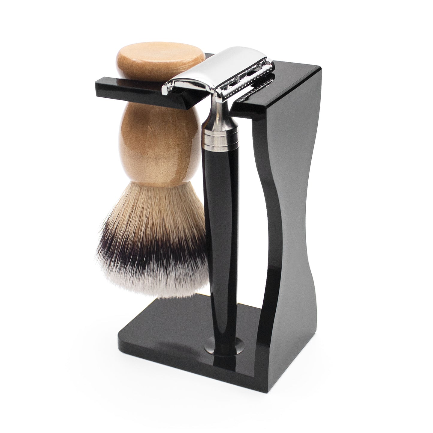 Great Gentleman Shaving Set Kit with Shaving brush, Stand, Safety Razor