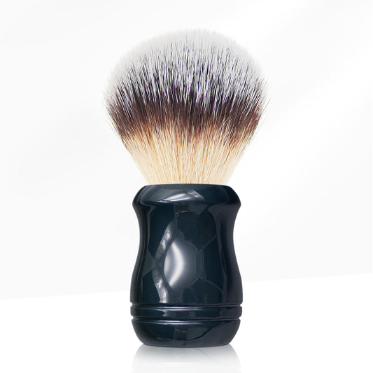 GG Shaving Brush｜Nylon Hair｜Navy Blue Acrylic Handle