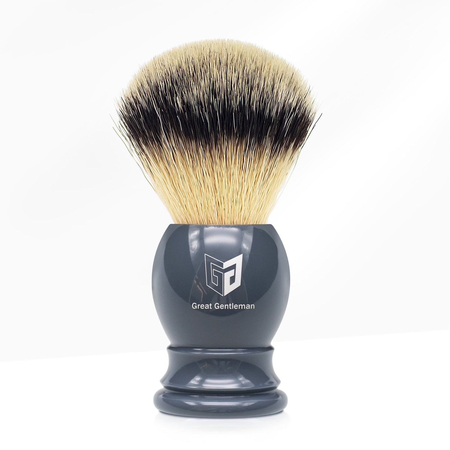 GG Shaving Brush|Nylon Hair|Grey Acrylic Handle