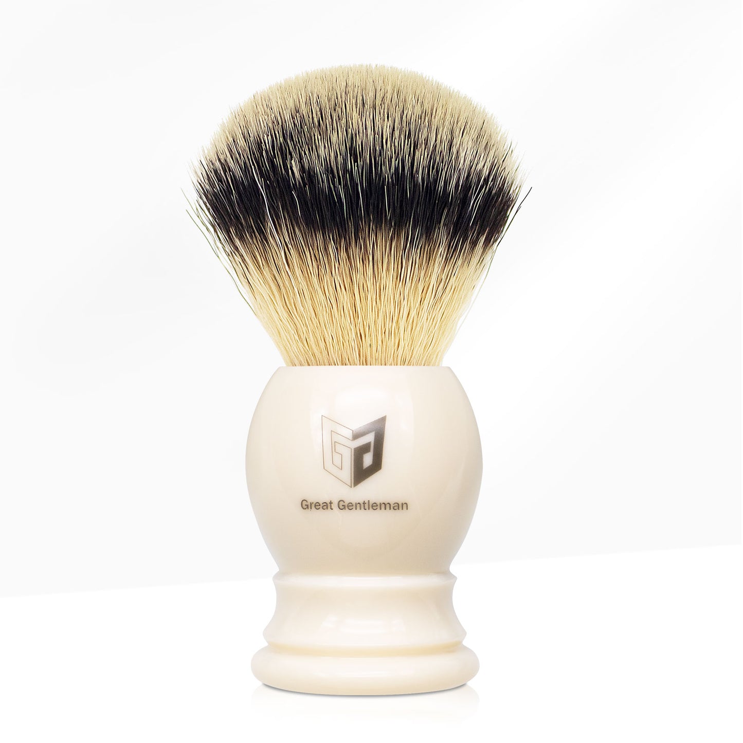 GG Shaving Brush|Nylon Hair|White Acrylic Handle