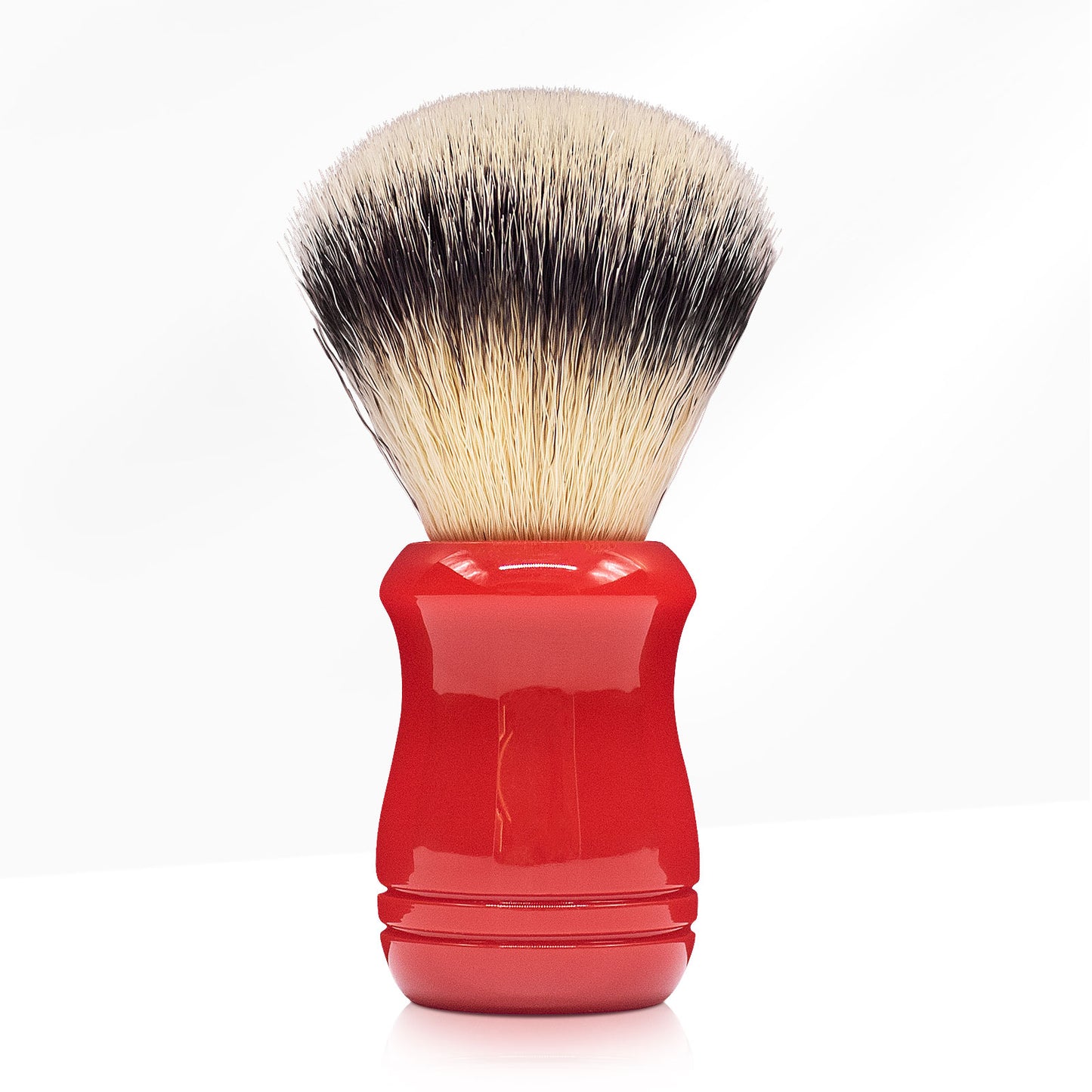 GG Shaving Brush|Nylon Hair|Red Acrylic Handle