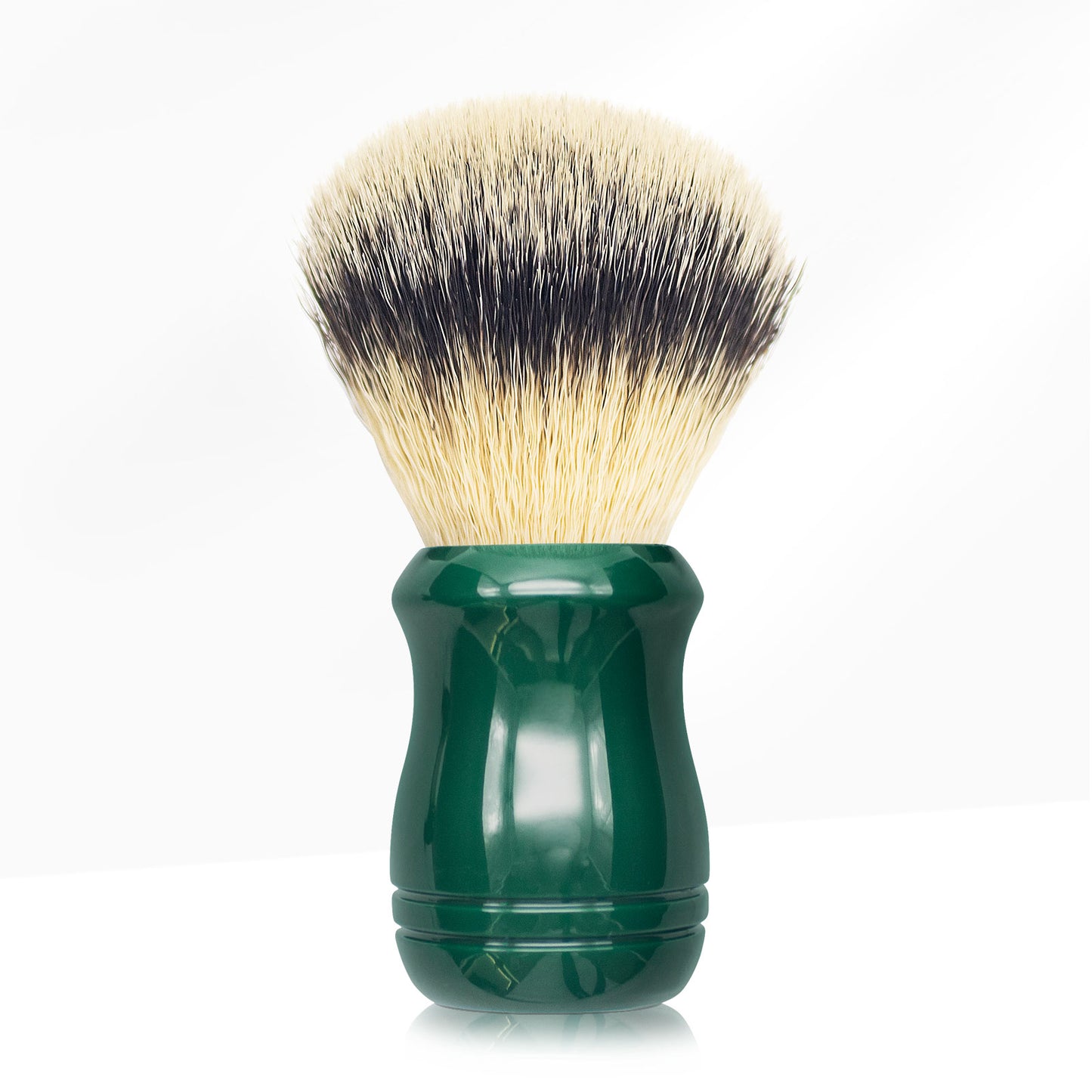 GG Shaving Brush|Nylon Hair|Green Acrylic Handle