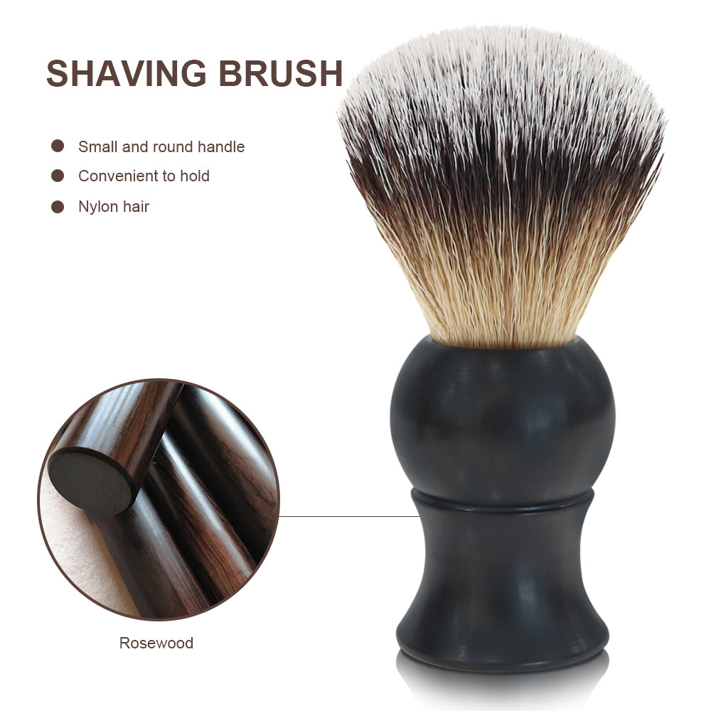 GG Shaving Brush｜Nylon Hair｜Rosewood Handle