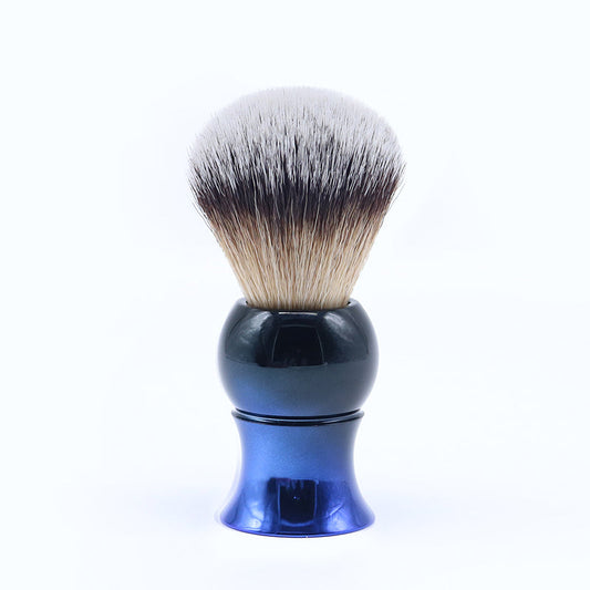 GG Shaving Brush|Nylon Hair|Blue-Black Gradient Acrylic Handle