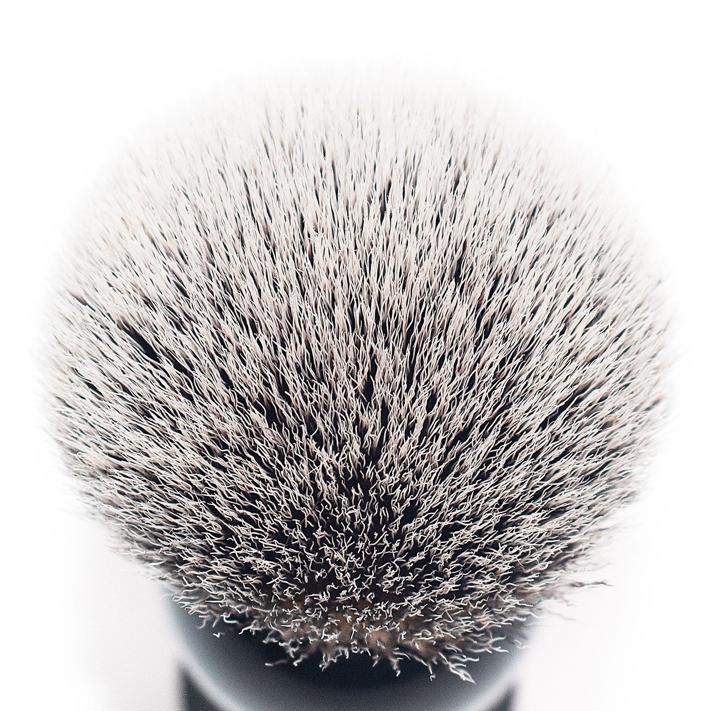 GG Shaving Brush|Nylon Hair|Black Acrylic Handle|Waist Drum