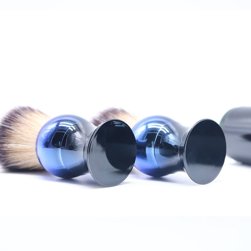 GG Shaving Brush｜Nylon Hair｜Blue-Black Gradient Acrylic Handle