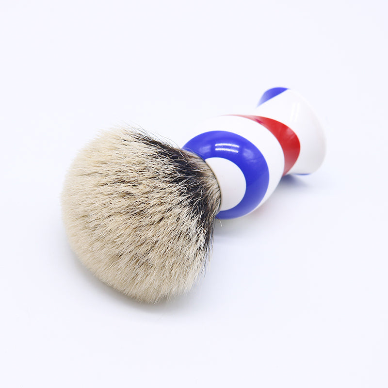 GG Shaving Brush|Silvertip Badger|Blue-Black Gradient Acrylic Handle