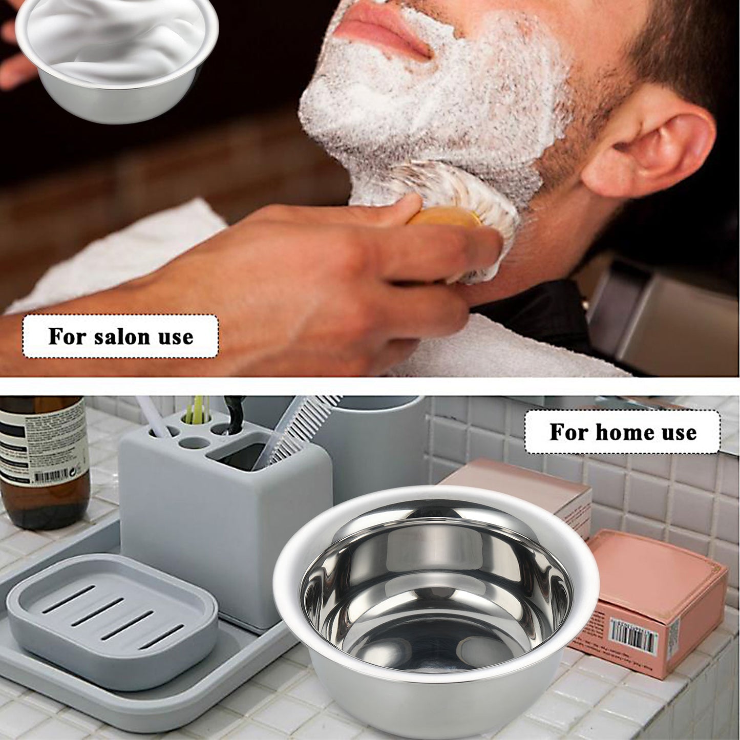 Great Gentleman Multi - function 85mm Stainless steel Shaving Bow