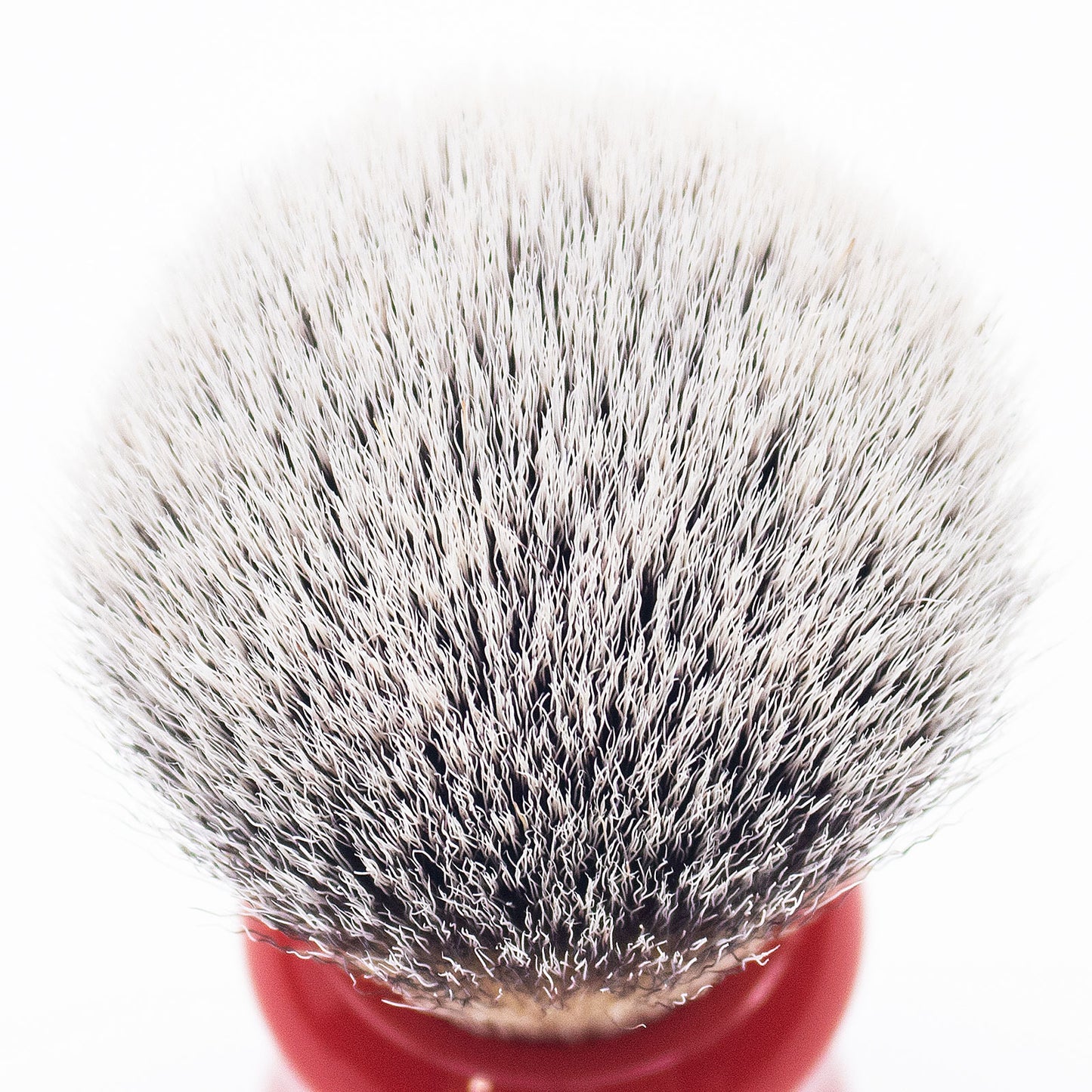 GG Shaving Brush｜Nylon Hair｜Red Acrylic Handle