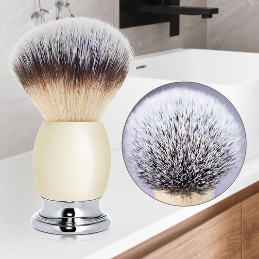 GG Shaving Brush｜Nylon Hair｜Acrylic+Stainless Steel Handle