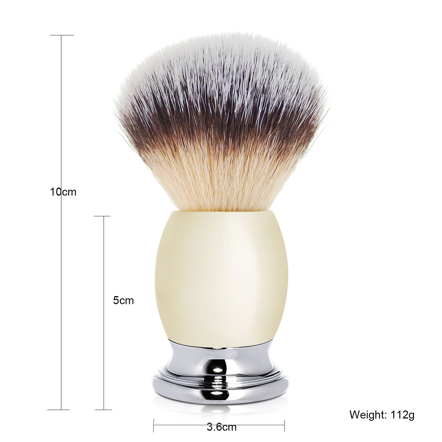 GG Shaving Brush｜Nylon Hair｜Acrylic+Stainless Steel Handle