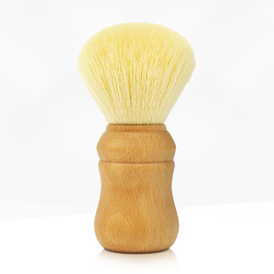 GG Shaving Brush|Nylon Hair|Beech Wood Acrylic Handle