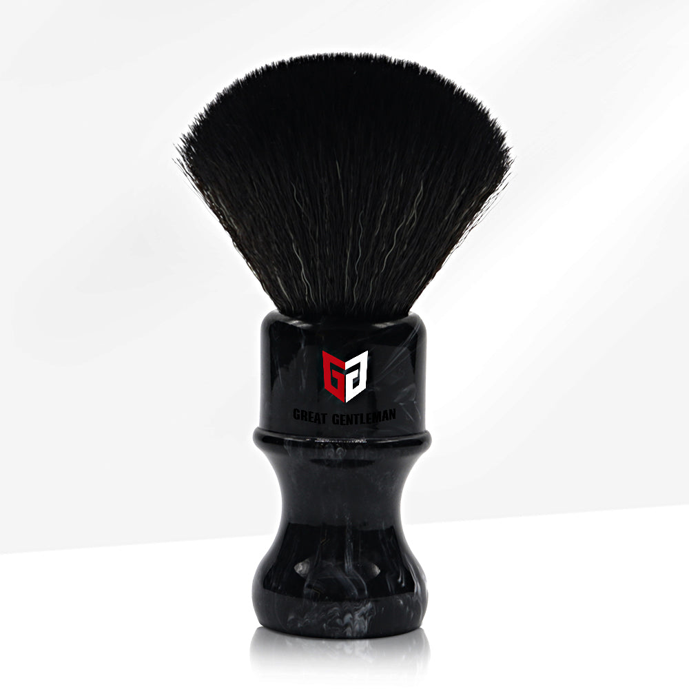 GG Shaving Brush|Nylon Hair|Resin Handle|Marble