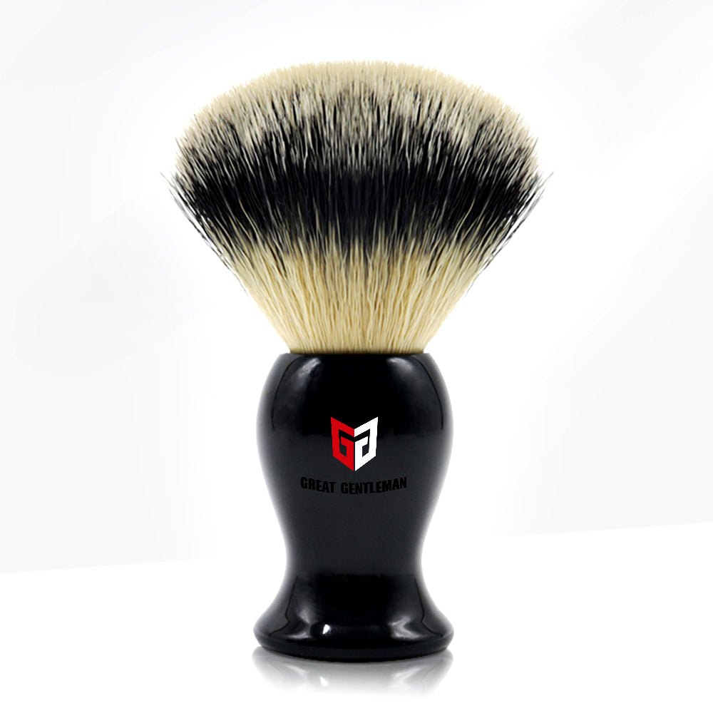 Black Shaving Brush With Acrylic Handle Great Gentleman