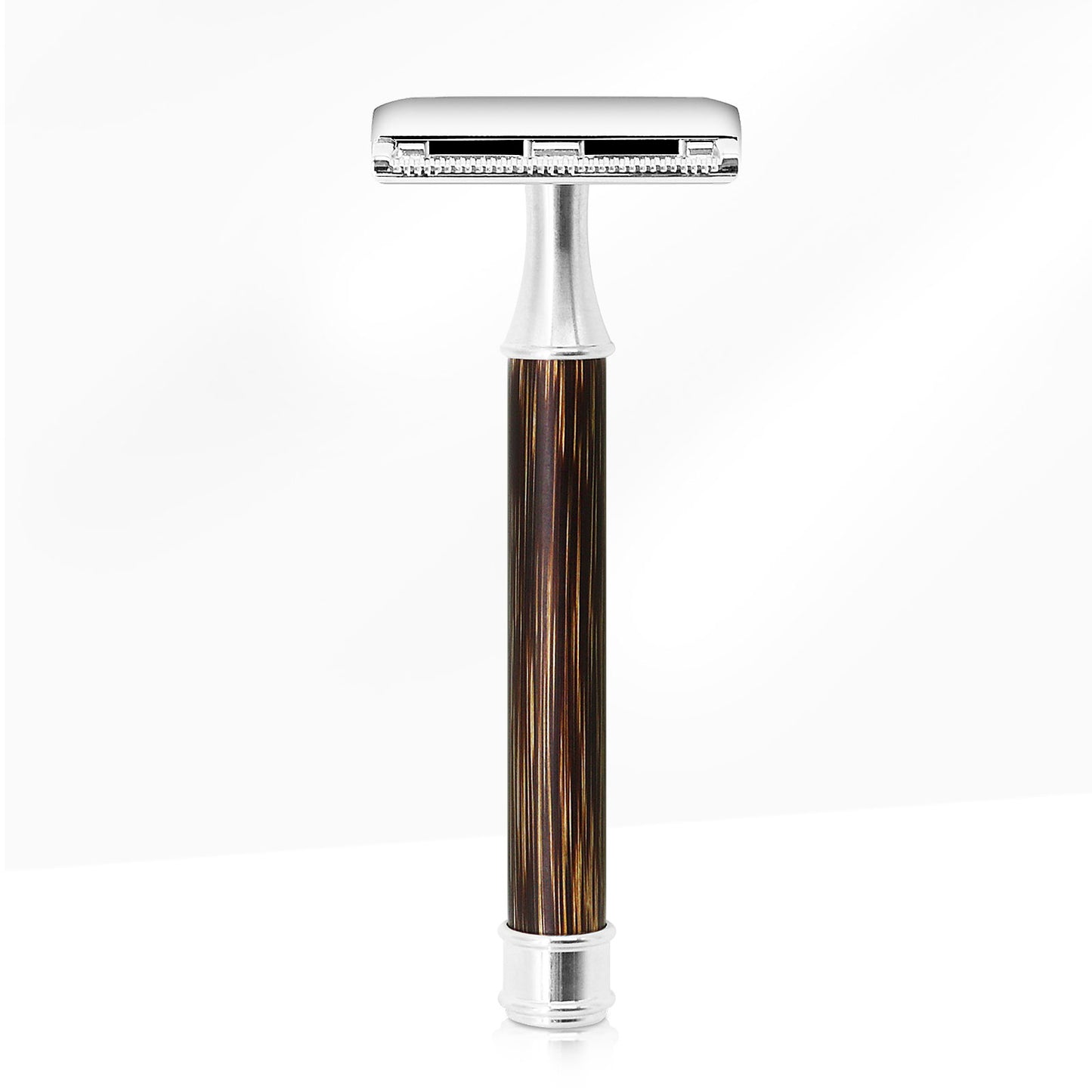 Great Gentleman Double Edge Shaving Safety Razor with Bamboo Wood Handle