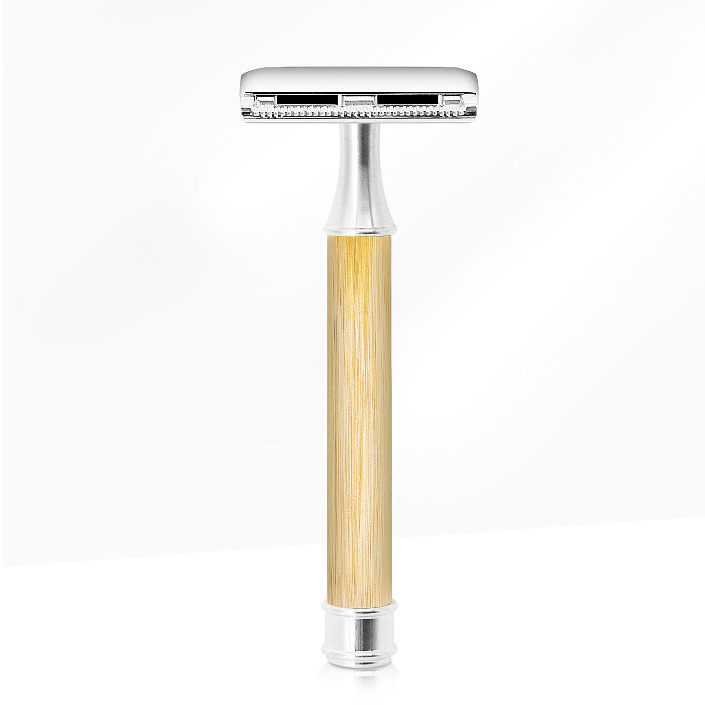 Great Gentleman Double Edge Shaving Safety Razor with Bamboo Wood Handle