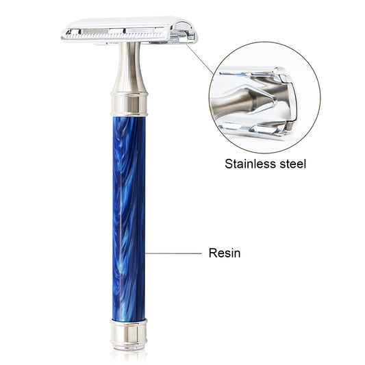 Great Gentleman Double Edge Shaving Safety Razor with Resin Handle