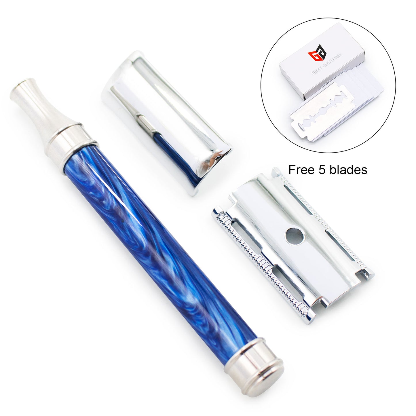 Great Gentleman Double Edge Shaving Safety Razor with Resin Handle