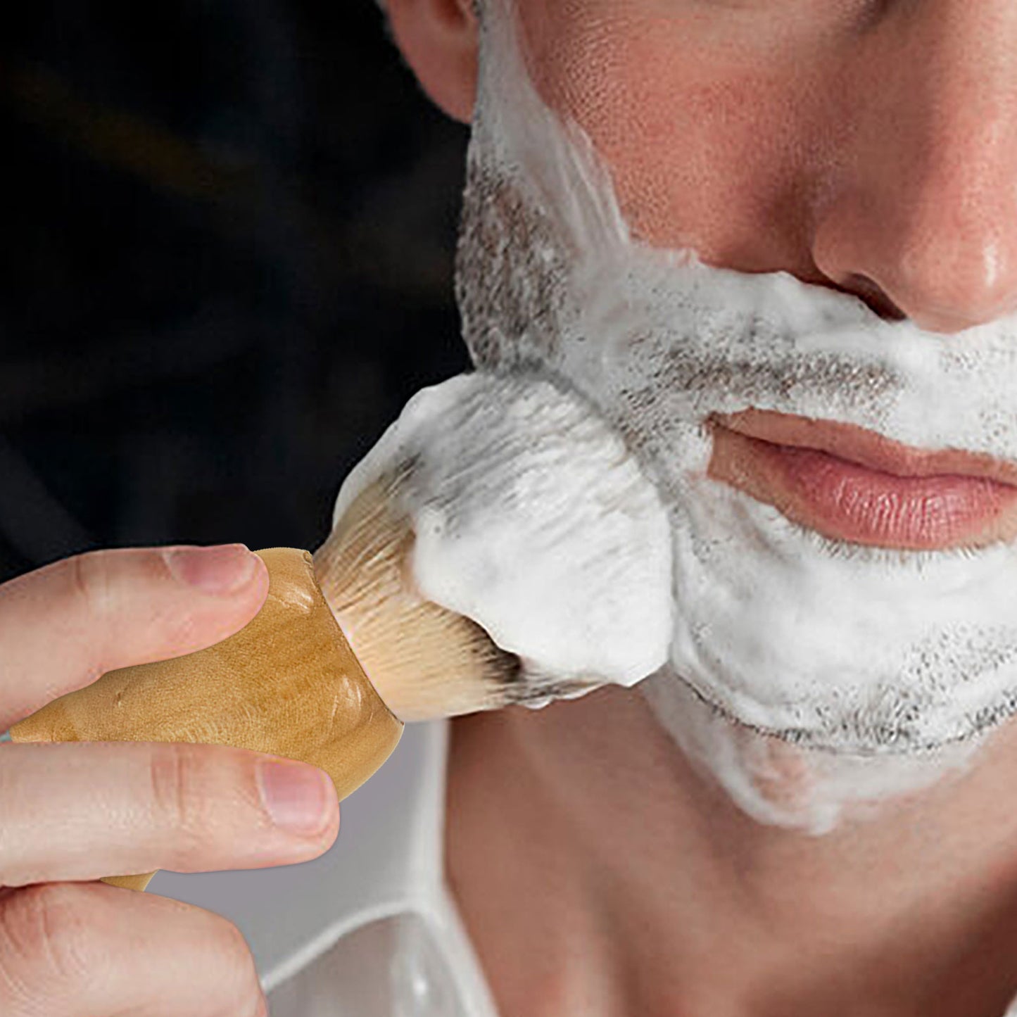 GG Shaving Brush|Nylon Hair|Hemu Acrylic Handle
