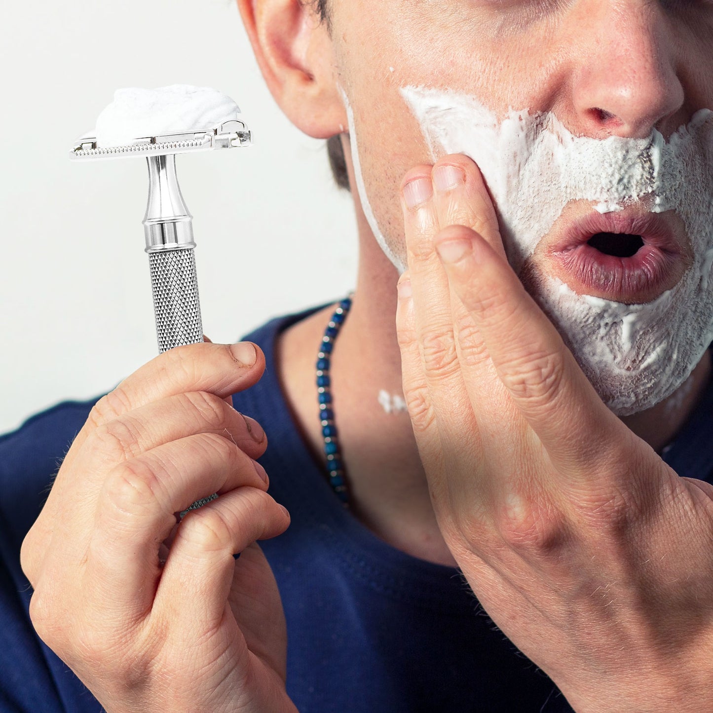 Great Gentleman Double Edge Shaving Safety Razor with Stainless Steel Handle