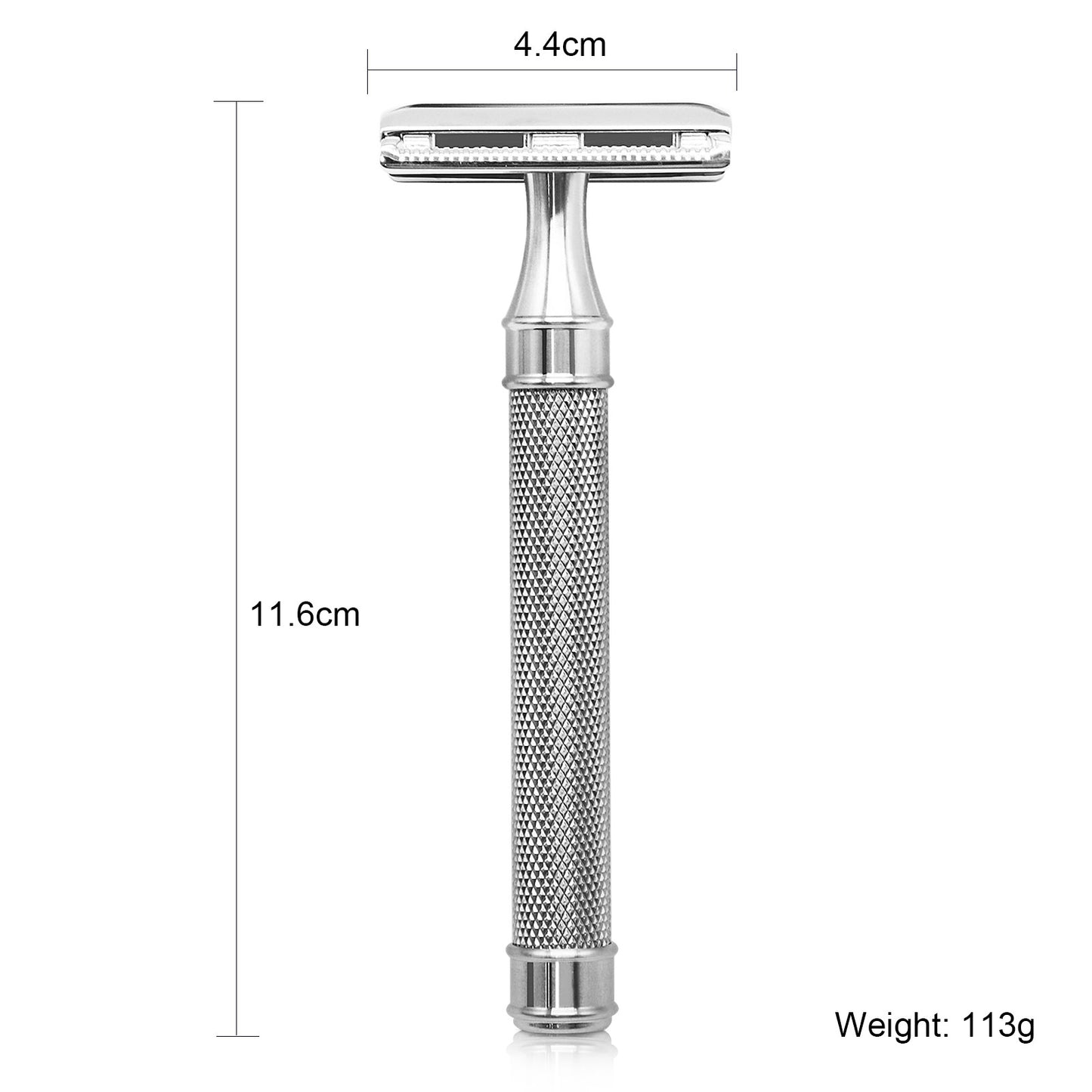 Great Gentleman Double Edge Shaving Safety Razor with Stainless Steel Handle