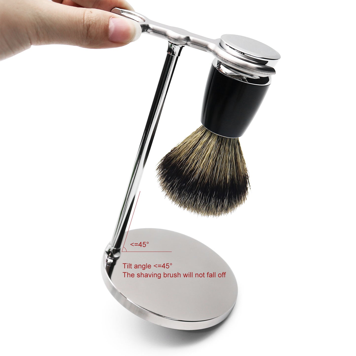 GG Shaving Set Kit with Shaving brush, Stand, Safety Razor and Shaving Bowl T15