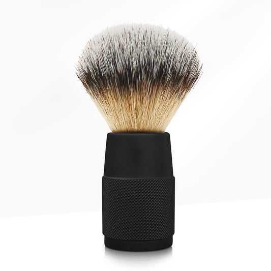 GG Shaving Brush|Nylon Hair|Black Aluminum Handle