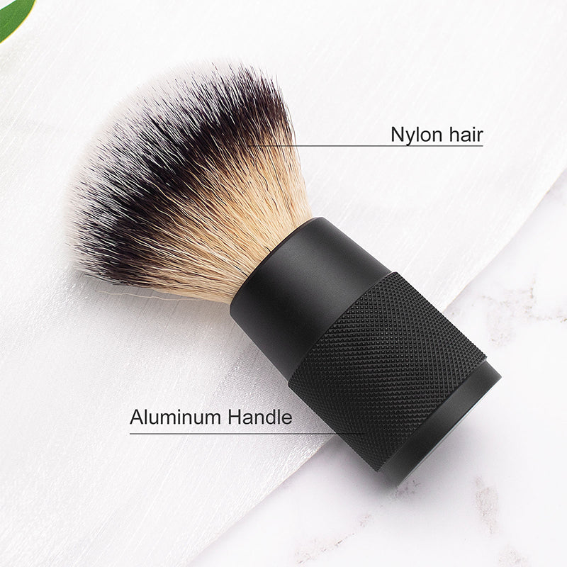 GG Shaving Brush | Synthetic Nylon Hair | Aluminimum Handle