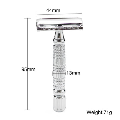 GG Safety Razor | Butterfly Open | Aluminium Alloy Handle