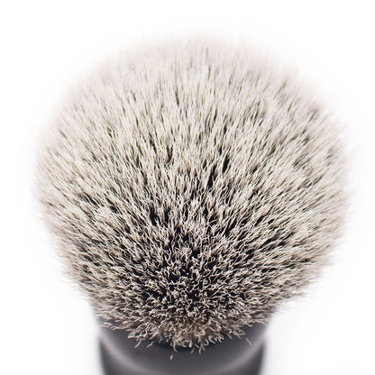 GG Shaving Brush｜Nylon Hair｜Black Acrylic Handle｜Double Bottom