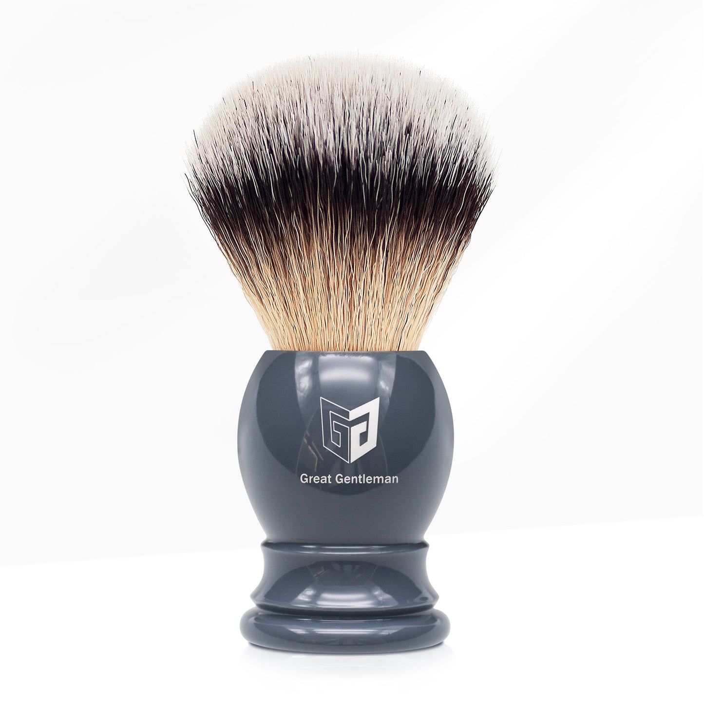 GG Shaving Brush｜Nylon Hair｜Grey Acrylic Handle