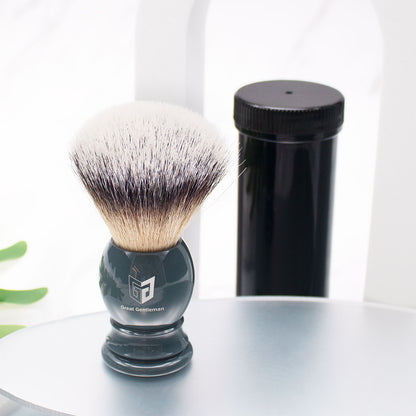 GG Shaving Brush｜Nylon Hair｜Grey Acrylic Handle