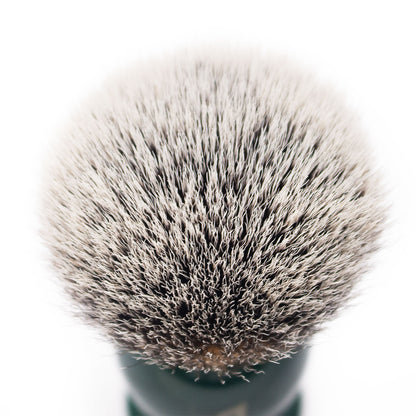 GG Shaving Brush｜Nylon Hair｜Green Acrylic Handle