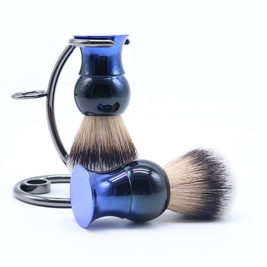 GG Shaving Brush｜Nylon Hair｜Blue-Black Gradient Acrylic Handle