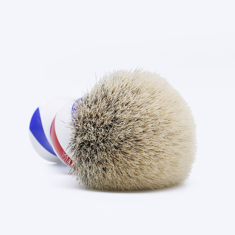 GG Shaving Brush｜Silvertip Badger｜Blue-Black Gradient Acrylic Handle