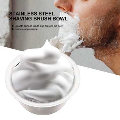 Great Gentleman Multi - 120mm/94mm Stainless steel Metal Shaving bowl