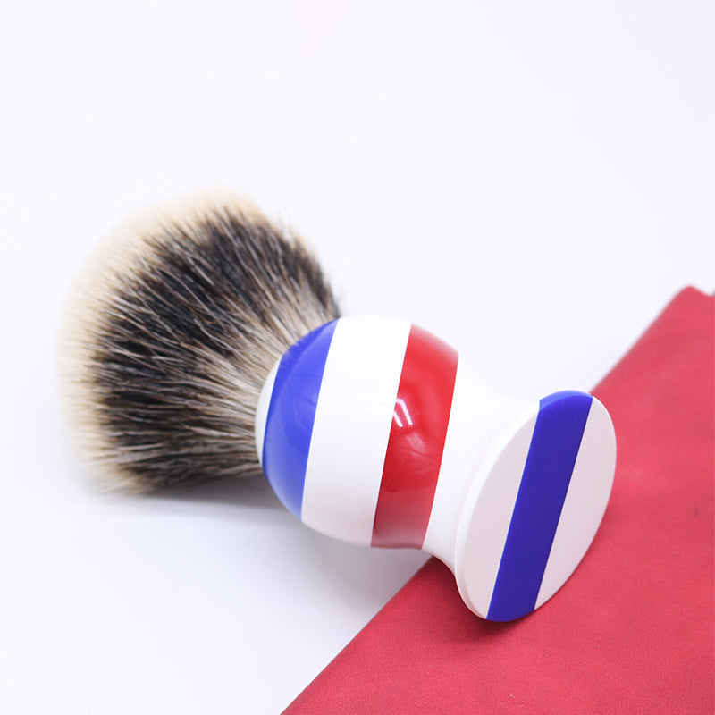 GG Shaving Brush｜Silvertip Badger｜Blue-Black Gradient Acrylic Handle