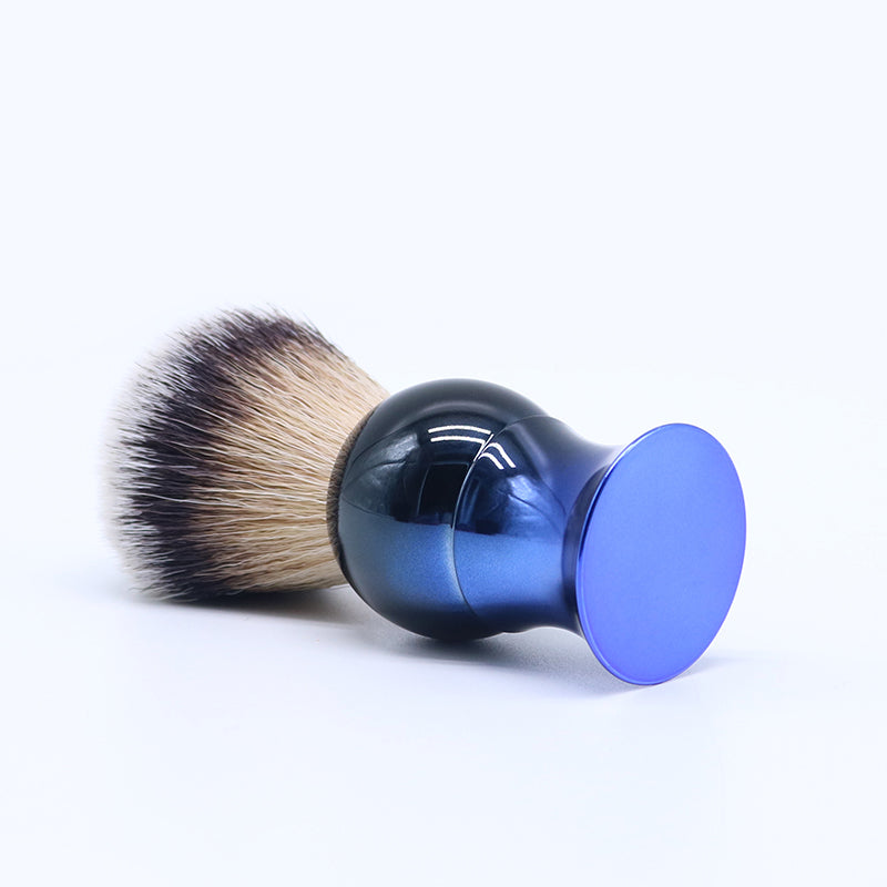 GG Shaving Brush｜Nylon Hair｜Blue-Black Gradient Acrylic Handle