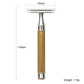 Great Gentleman Palace Shaped Blade Double Edge Shaving Safety Razor with Stainless Steel Handle